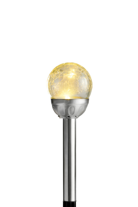 Solcellelamper Ø8 x H34 cm 3-pk.
